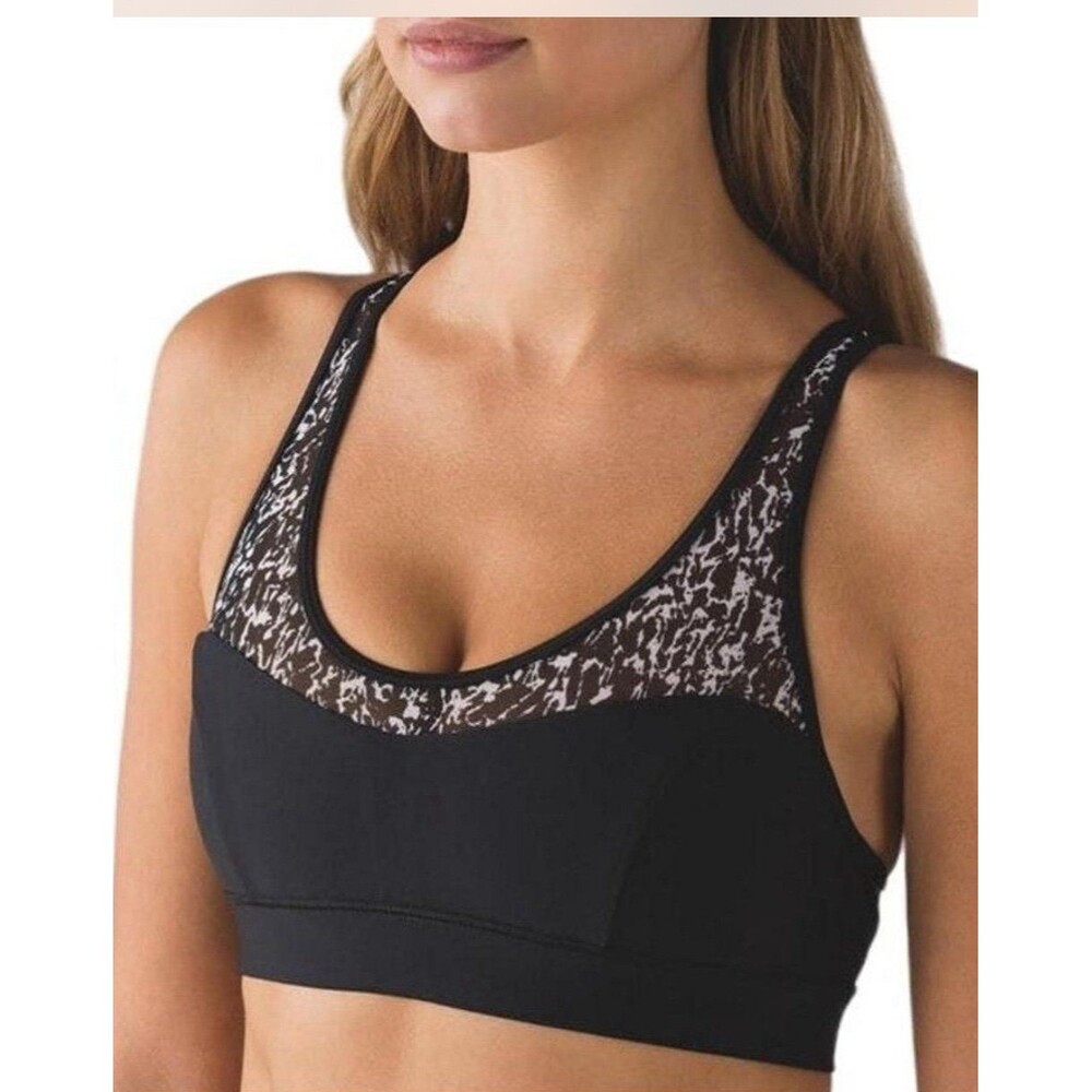 Lululemon Workout to Water Tank Sports Bra Swim SIZE 4